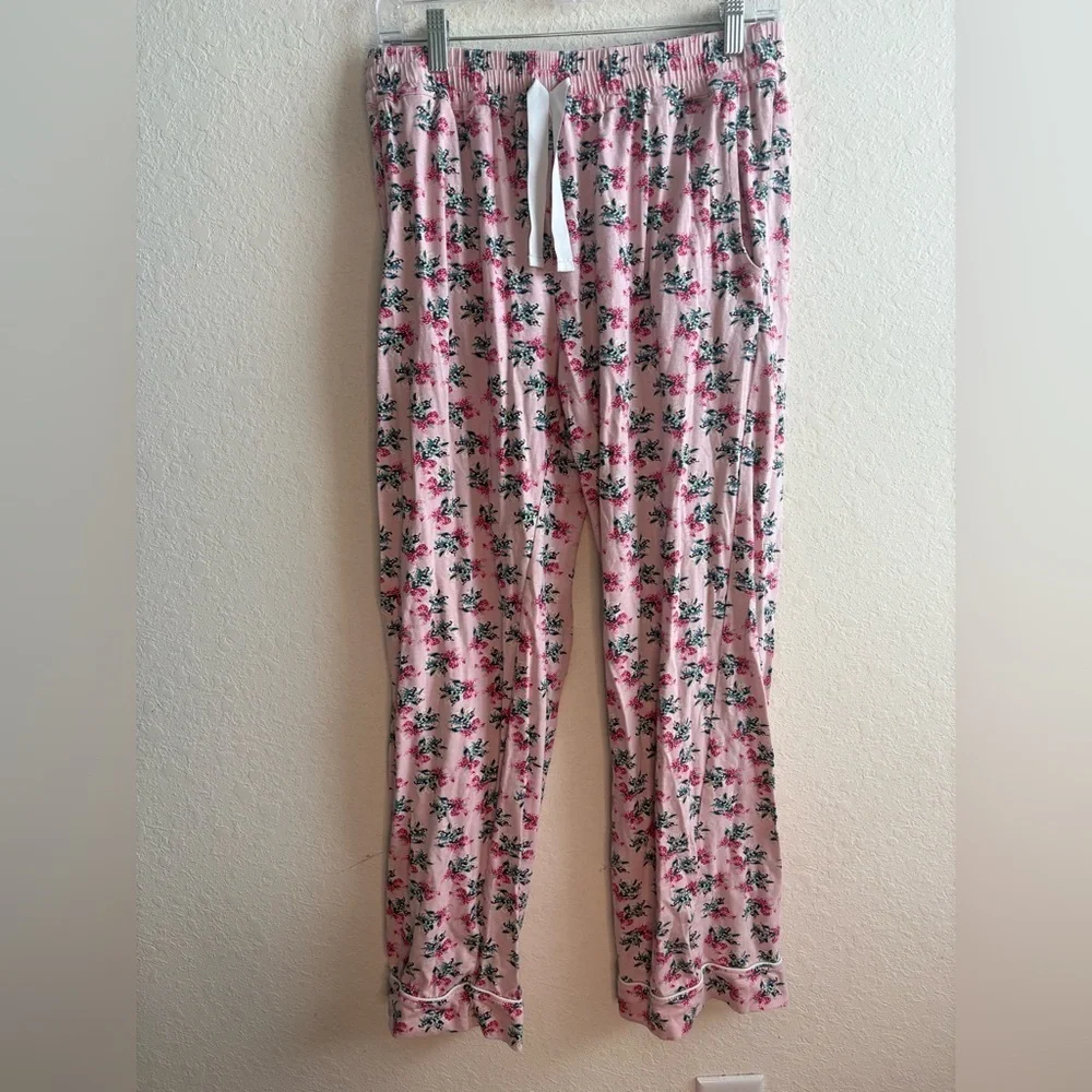 Vera Bradley Pink Floral Pajama Set Size Small
